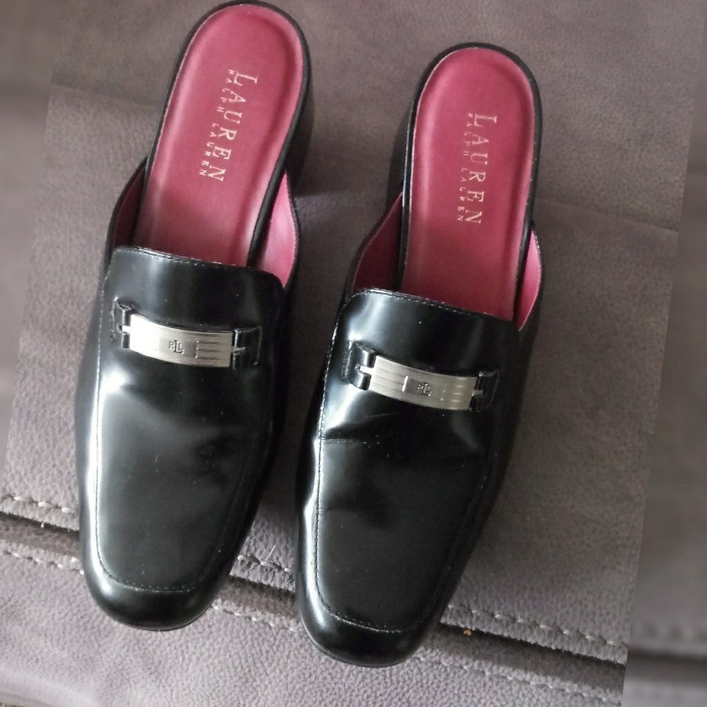 Ralph Lauren Leather Mules